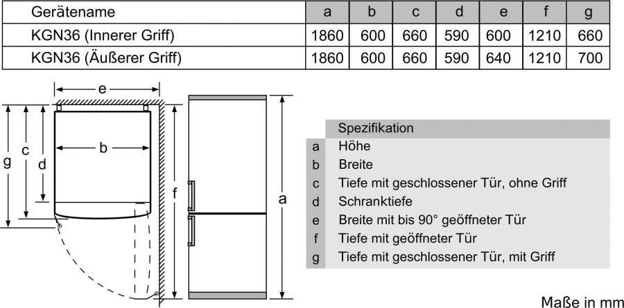 Bosch Serie 2 KGN36NLEA | Vrijstaande koelkasten | Keuken&Koken Koelkasten | 4242005191239 - Foto 7