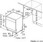 Bosch SMU4HTS31E Inbouw Onderbouw Nishoogte 81 5 87 5 cm onderbouw vaatwasser - Thumbnail 7