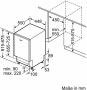 BOSCH Volledig integreerbare vaatwasser SRV4HKX53E 81 5 cm x 44 8 cm - Thumbnail 14