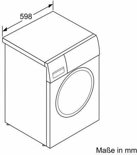 Bosch HomeProfessional WAV28G43 wasmachine Voorbelading 9 kg 1400 RPM A Wit - Foto 7