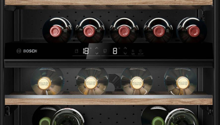 Bosch Serie 6 KUW21AHG0 wijnkoeler Ingebouwd Zwart 44 fles(sen) - Foto 9