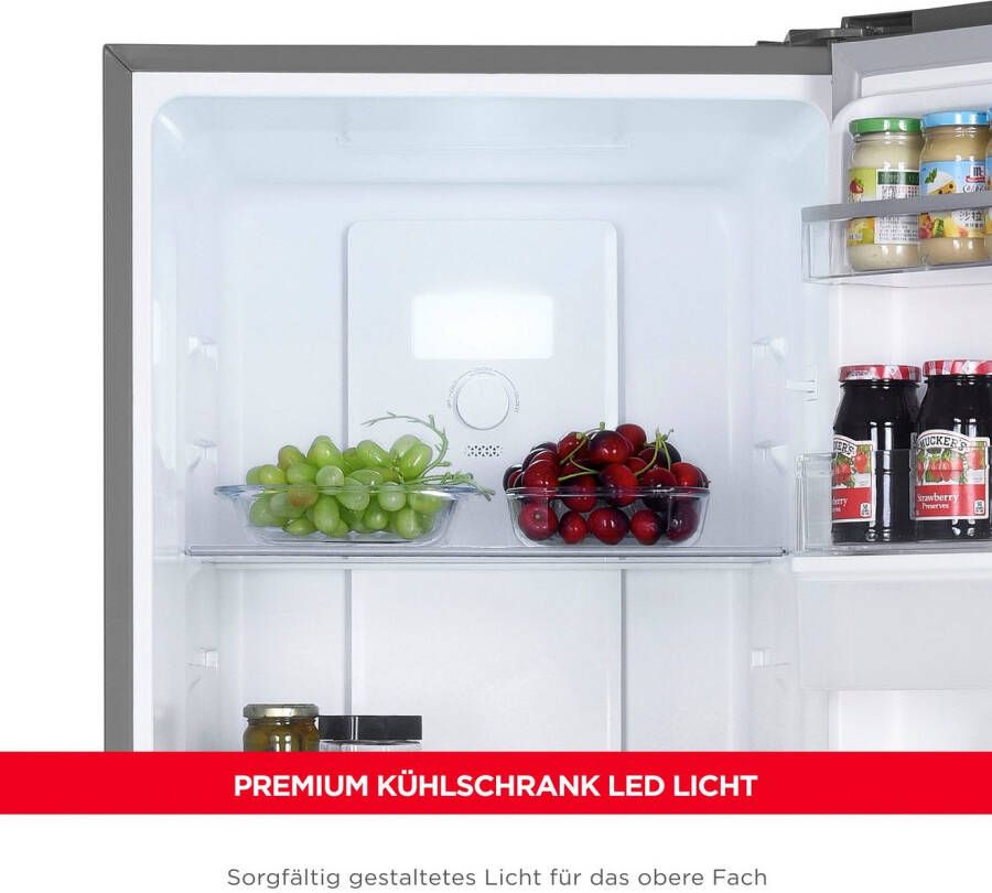 Hanseatic Koel-vriescombinatie HKGK17955CNFWDBI NoFrost Waterdispenser