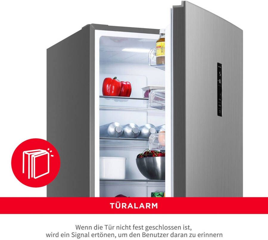 Hanseatic Koel-vriescombinatie HKGK18560CNFWDI NoFrost Waterdispenser (1 stuk)