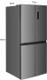Hanseatic Multidoor HCDD18080EI NoFrost deuralarm - Thumbnail 12