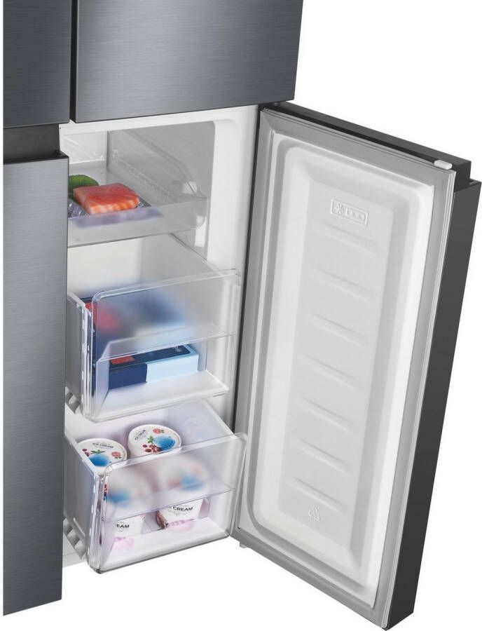 Hanseatic Multidoor HCDB18080DWDI NoFrost waterdispenser display deuralarm