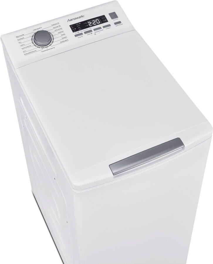 Hanseatic Wasmachine bovenlader HTW612D Automatische instelling hoeveelheid overloopbeveiliging