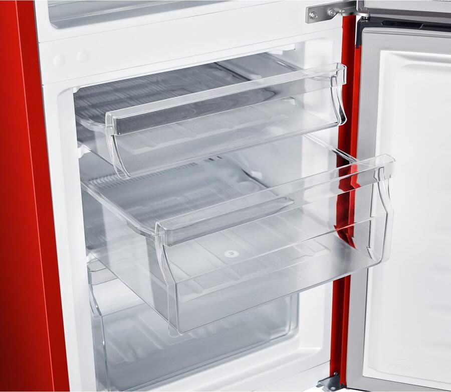 Hanseatic Koel-vriescombinatie HKGK14349DR Ontdooiautomaat fruit- en groentevak