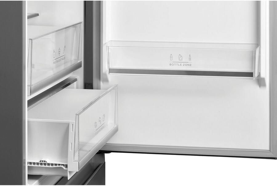 Hanseatic Koel-vriescombinatie HKGK20060ANFI NoFrost automatische ontdooiing QuickFreeze vakantiemodus display - Foto 6