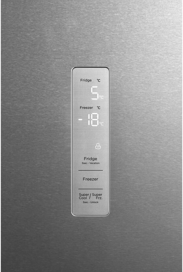 Hanseatic Koel-vriescombinatie HKGK20060ANFI NoFrost automatische ontdooiing QuickFreeze vakantiemodus display - Foto 7