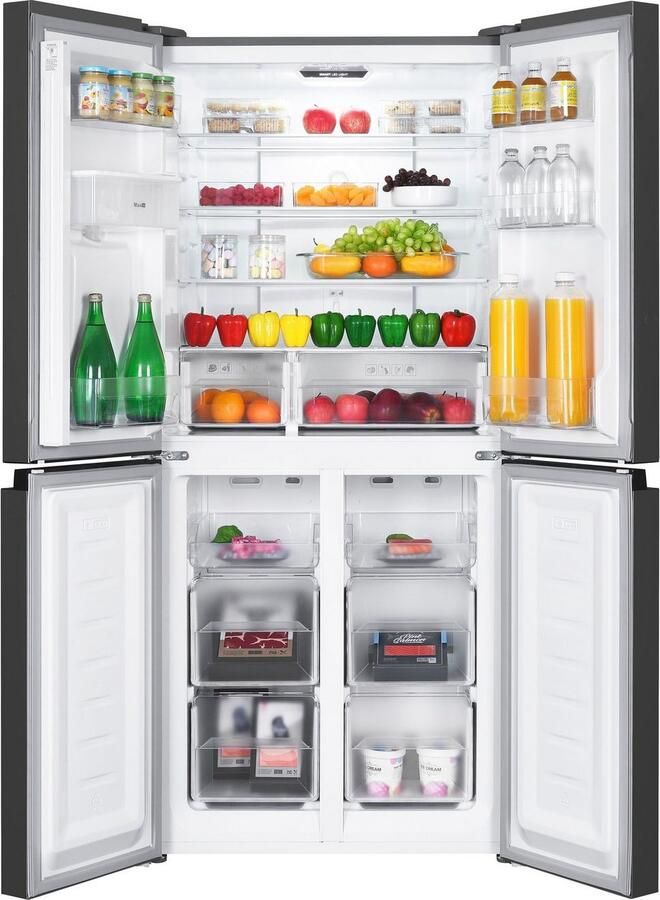 Hanseatic Multidoor HCDB18080DWDI NoFrost waterdispenser display deuralarm - Foto 2