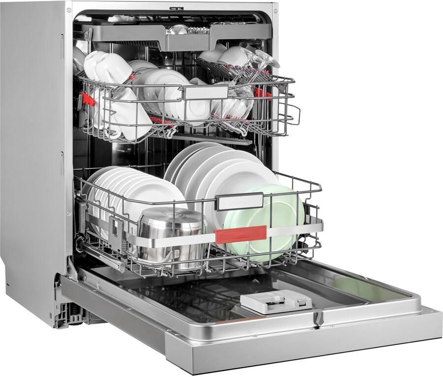 Hanseatic Onderbouwvaatwasser HGU6082B147931ES 82 cm x 60 cm Onderkorf met comfortabele heftechniek - Foto 4