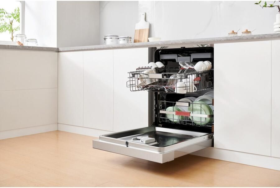 Hanseatic Onderbouwvaatwasser HGU6082B147931ES 82 cm x 60 cm Onderkorf met comfortabele heftechniek - Foto 14