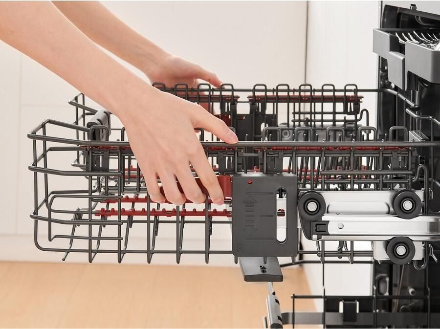 Hanseatic Onderbouwvaatwasser HGU6082B147931ES 82 cm x 60 cm Onderkorf met comfortabele heftechniek - Foto 9