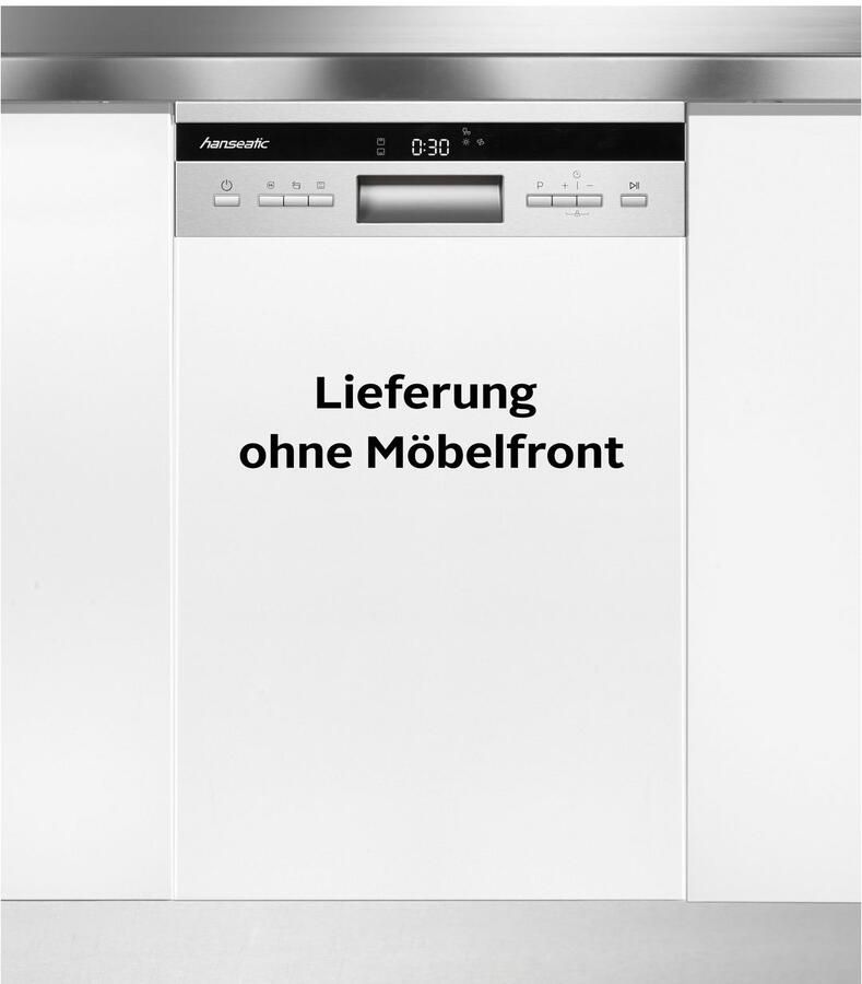 Hanseatic Semi-geïntegreerde vaatwasser HGTI4582C10T7736ES 81 5 cm x 44 8 cm - Foto 3