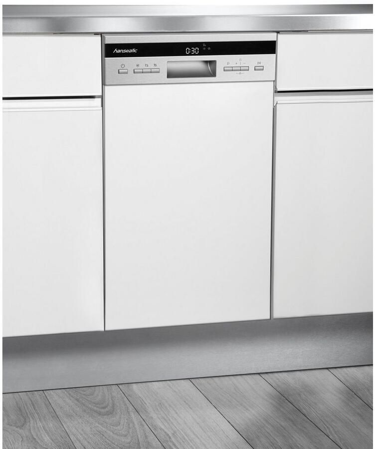 Hanseatic Semi-geïntegreerde vaatwasser HGTI4582D10J7736ES 81 5 cm x 44 8 cm - Foto 3