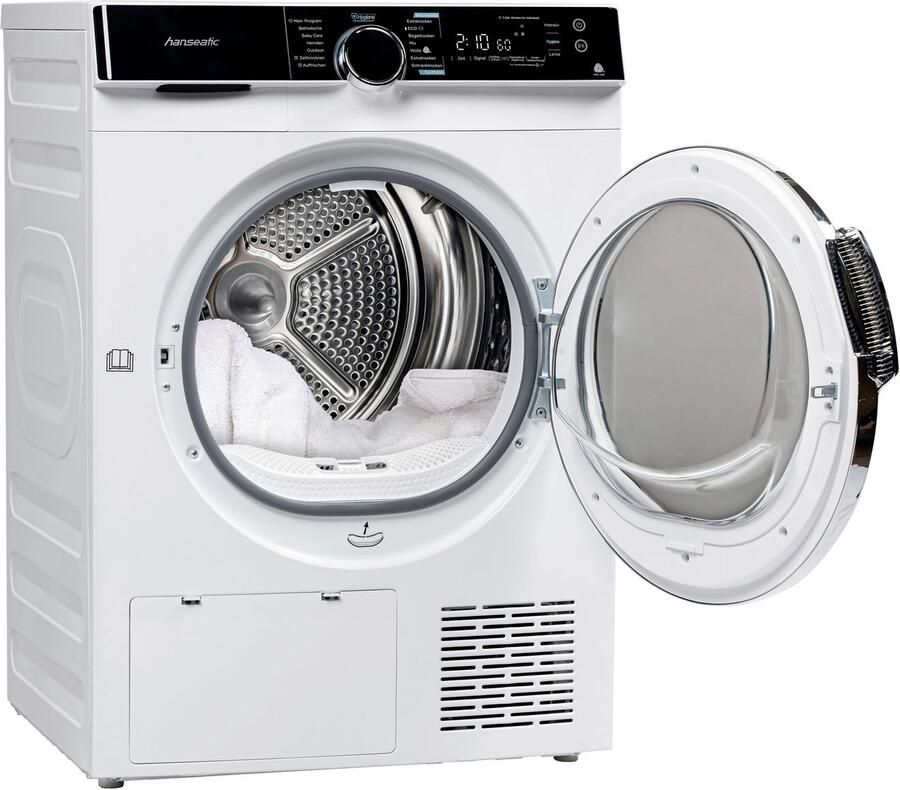 Hanseatic Warmtepompdroger HWTK8A3GT Wol beddengoed outdoor overhemden en babyverzorging - Foto 2