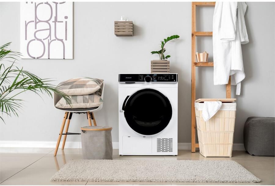 Hanseatic Warmtepompdroger HWTK8A3GT Wol beddengoed outdoor overhemden en babyverzorging - Foto 7