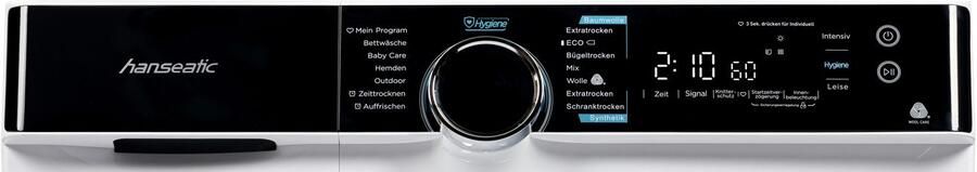 Hanseatic Warmtepompdroger HWTK8A3GT Wol beddengoed outdoor overhemden en babyverzorging - Foto 8
