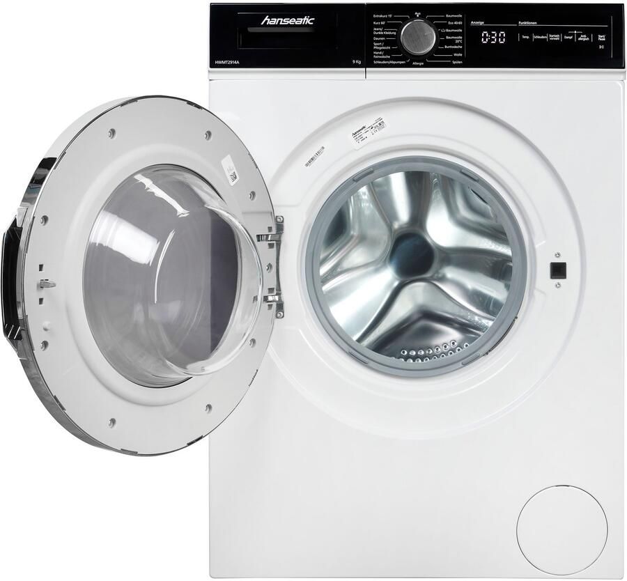 Hanseatic Wasmachine HWMT2914A 9 kg