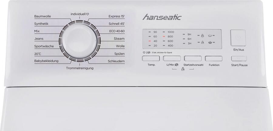 Hanseatic Wasmachine toplader HTW510C 5 0 kg - Foto 7