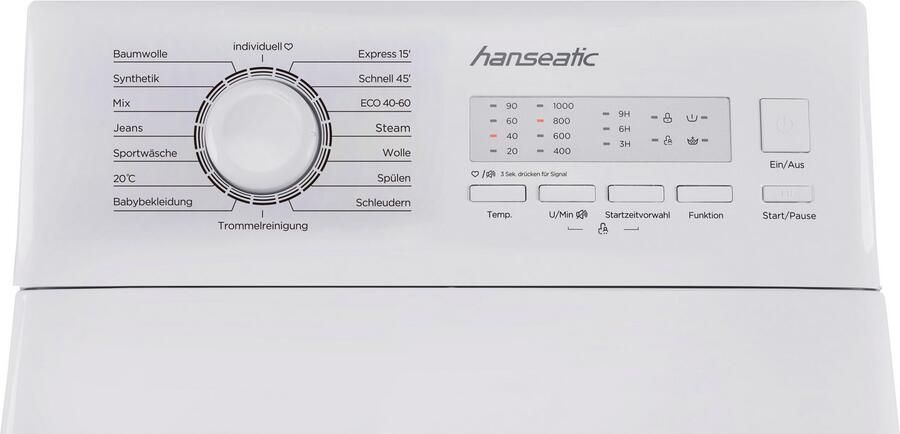 Hanseatic Wasmachine toplader HTW610C 6 0 kg - Foto 7