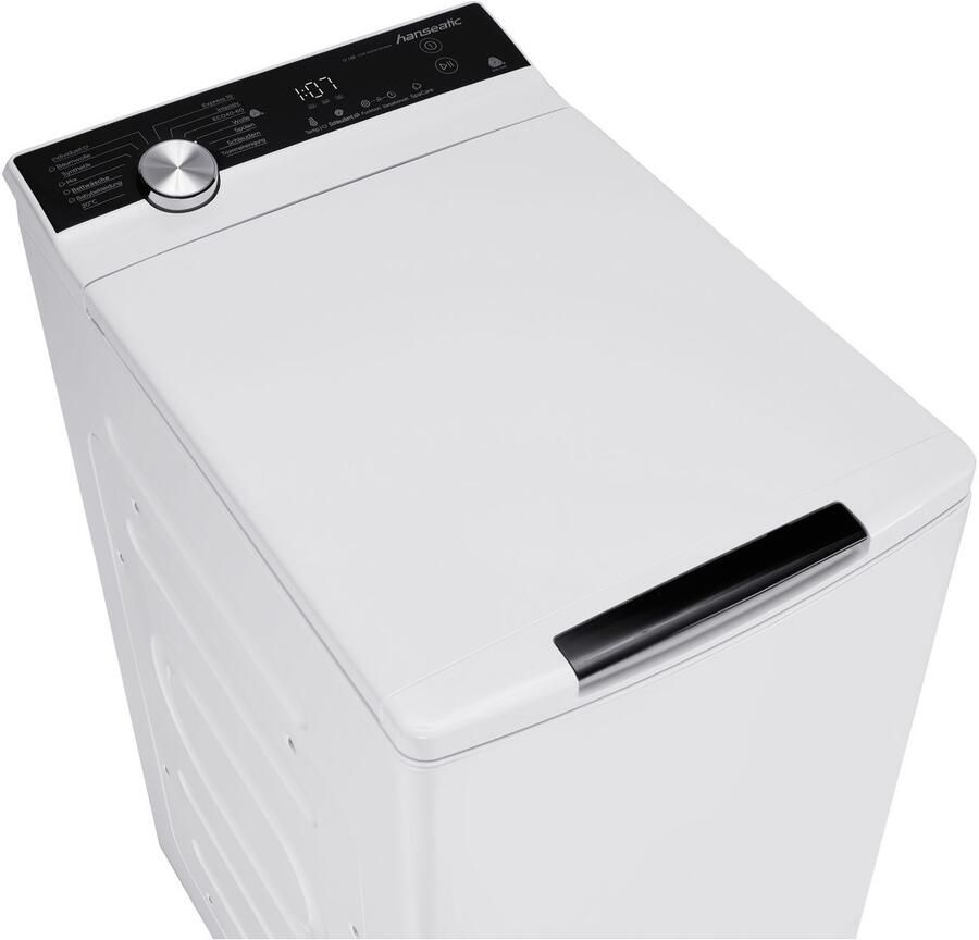 Hanseatic Wasmachine toplader HTWK813A 8 kg Automatische hoeveelhedencontrole