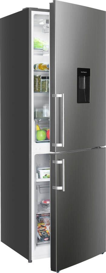 Hanseatic Koel-vriescombinatie HKGK18560CNFWDI NoFrost Waterdispenser (1 stuk)