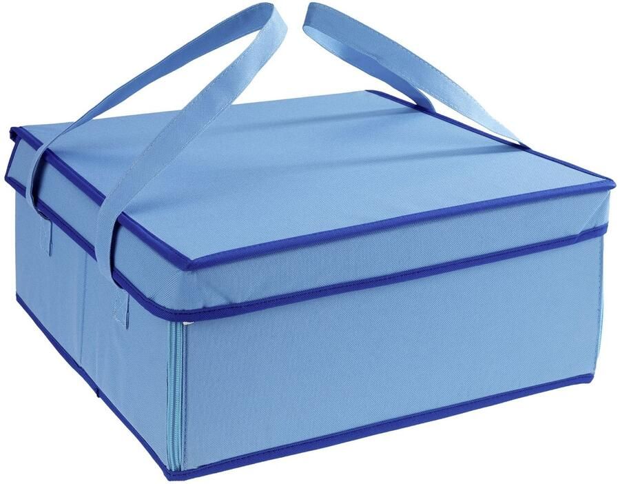 Maximex Koeltas Blauw Transporttas met isolatielaag voor taarten koude en warme gerechten - Foto 5