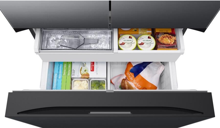 Samsung RF24BB620EB1 Vrijstaand Frans deur Roestvrijstaal Gehard glas Links rechts 674 l - Foto 7