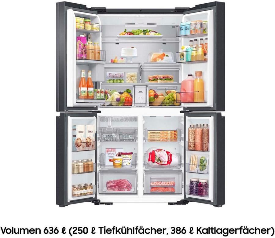 Samsung RF65DG9H0EB1 Amerikaanse koelkast French door Zwart Touch screen LED Op de deur - Foto 12
