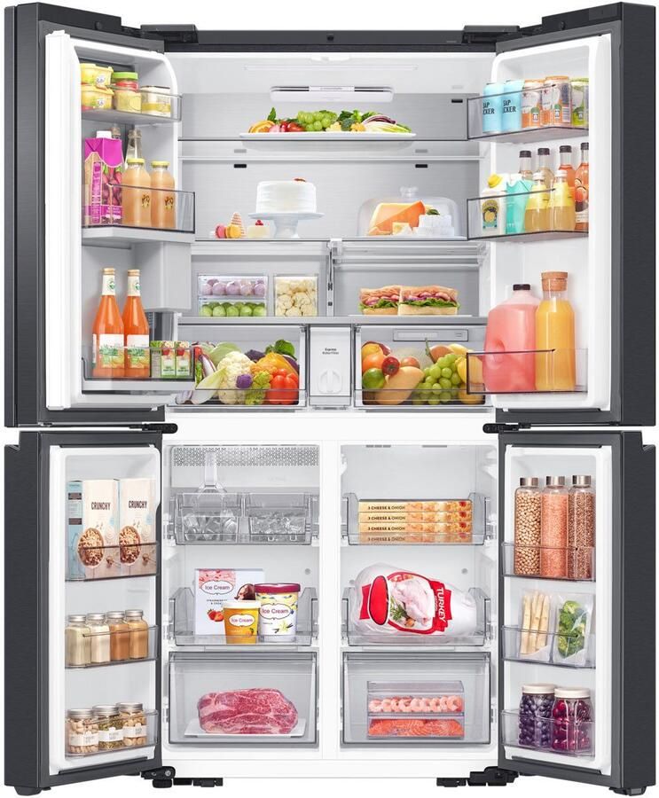 Samsung RF65DG9H0EB1 Amerikaanse koelkast French door Zwart Touch screen LED Op de deur - Foto 13