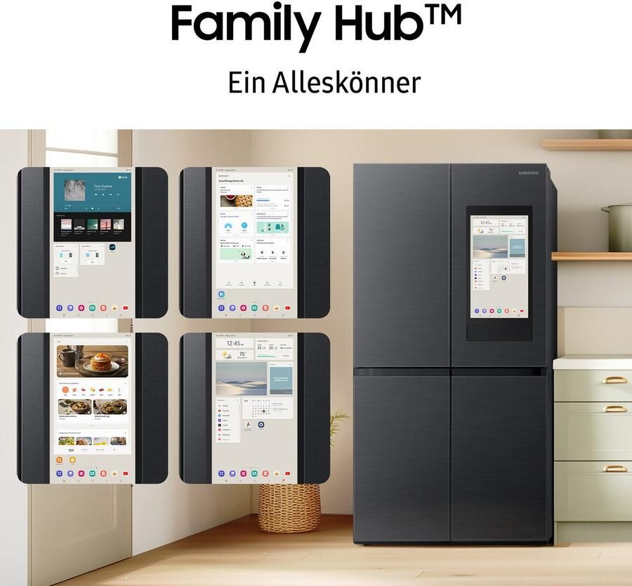 Samsung RF65DG9H0EB1 Amerikaanse koelkast French door Zwart Touch screen LED Op de deur - Foto 5