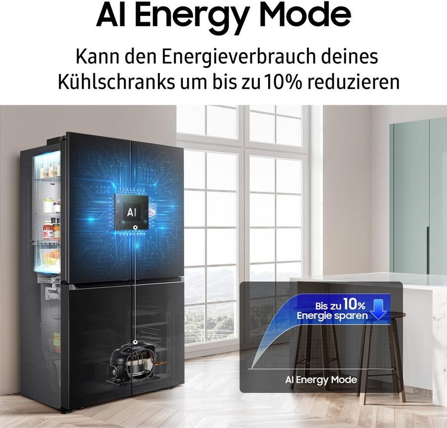 Samsung RM90F67CECEF AI Home koelkast 9-serie (654L) Clean Black Wifi - Foto 6