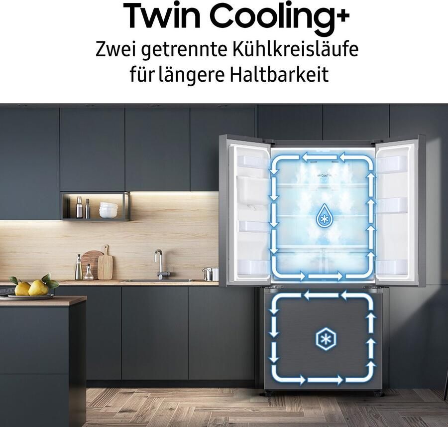 Samsung French door Waterdispenser met watertank automatische ijsmaker via vaste wateraansluiting - Foto 3