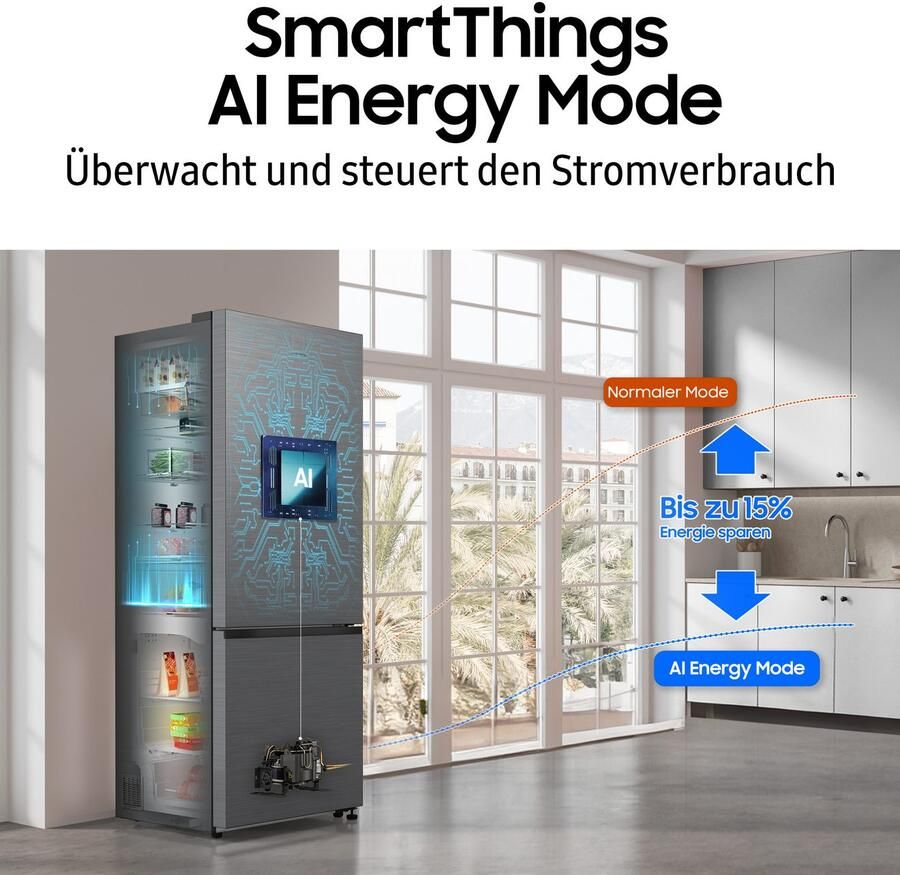 Samsung RB53DG703CS9 koelvriescombinatie XXL 75.9 cm - Foto 3