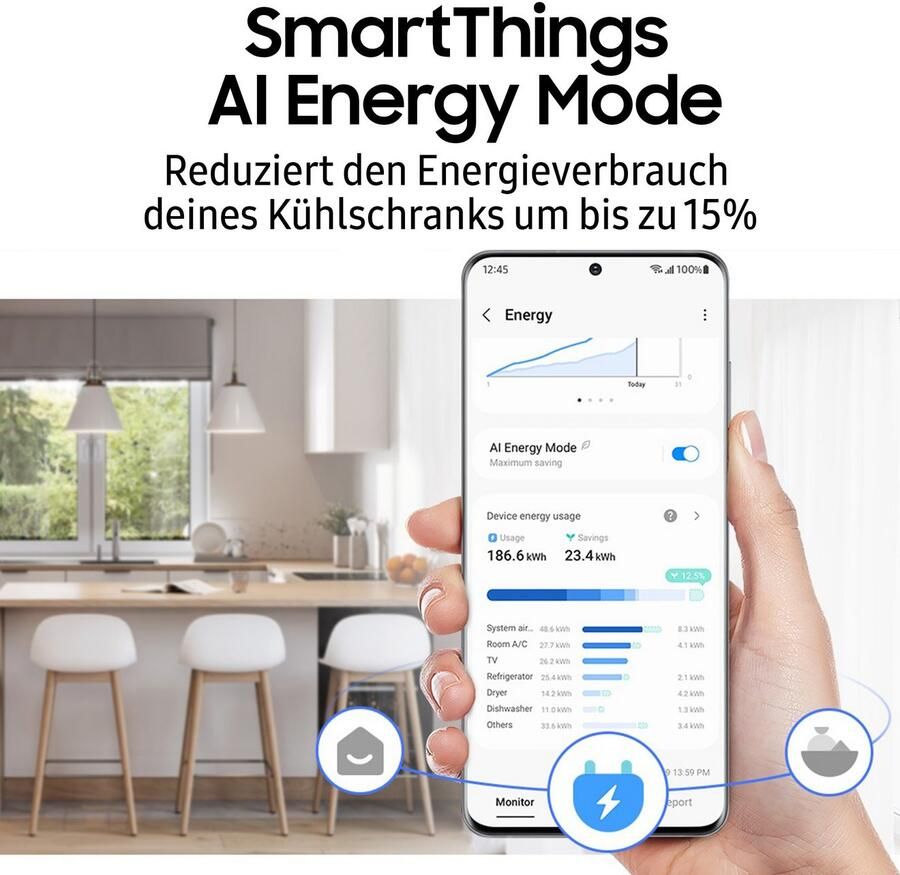 Samsung RB53DG703CS9 koelvriescombinatie XXL 75.9 cm - Foto 4