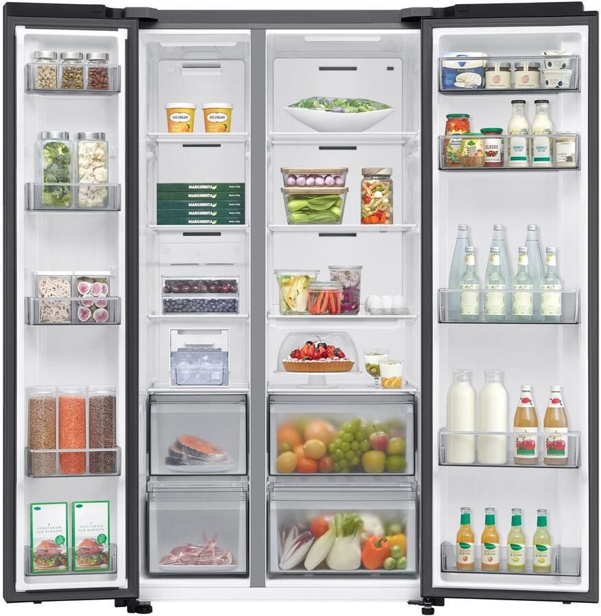 Samsung RS70F65QEFEF Amerikaanse koelkast 7 serie Zwart AI Energy - Foto 2