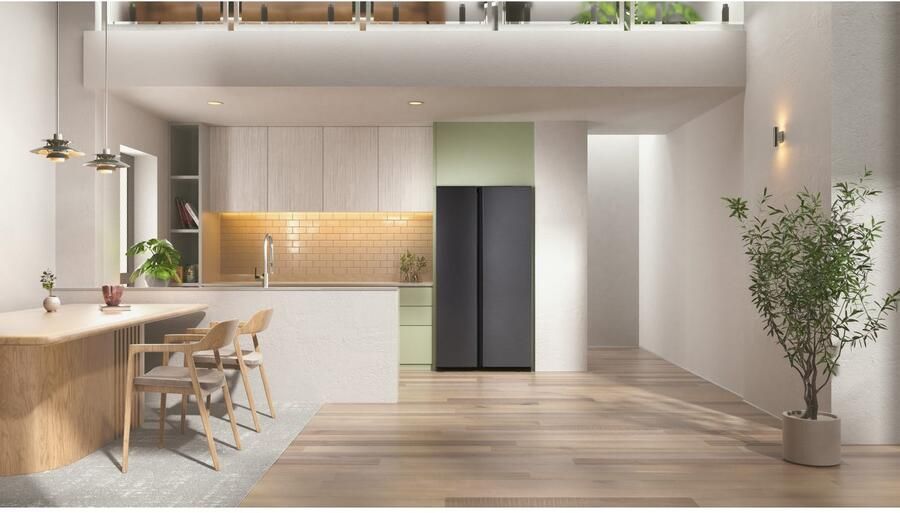 Samsung RS70F65QEFEF Amerikaanse koelkast 7 serie Zwart AI Energy - Foto 7