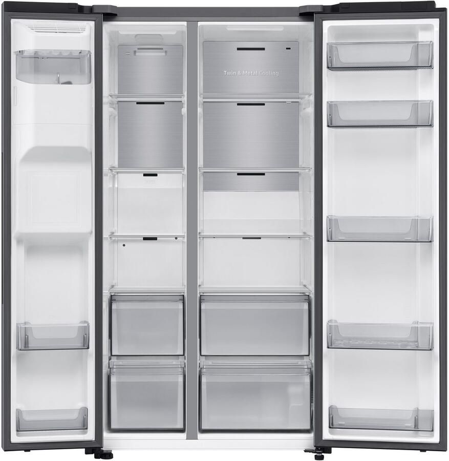 Samsung Amerikaanse koelkast RS70F66KCTEF 7-serie Twin Cooling Plus Zilver