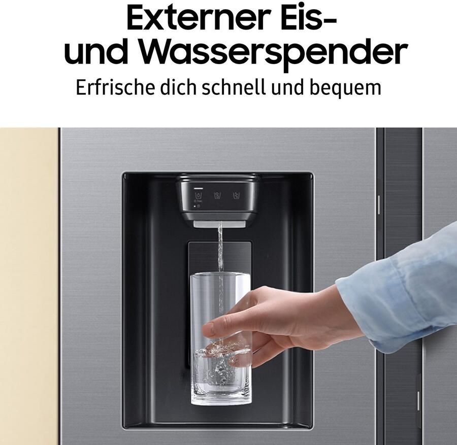 Samsung Amerikaanse koelkast 8-serie (634L) Zwart (mat) Wifi - Foto 3
