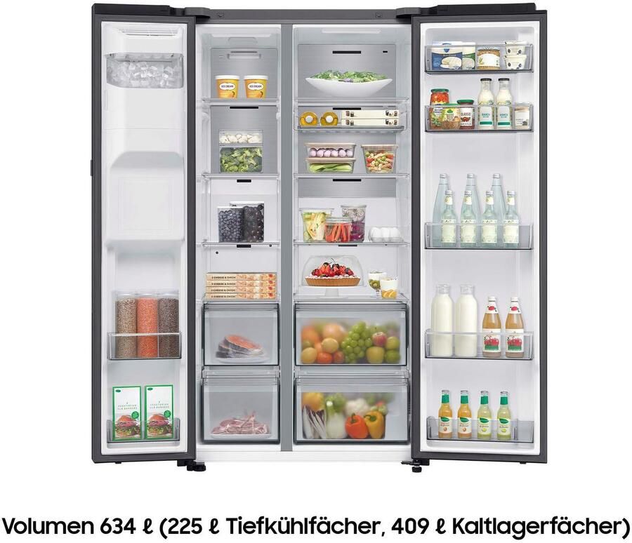 Samsung Amerikaanse koelkast 8-serie (634L) Zwart (mat) Wifi - Foto 4
