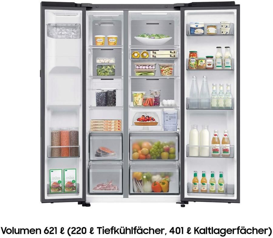 Samsung Side-by-side RS90F65EDF Separate temperatuurregeling voor koel- en vriesgedeelte - Foto 7