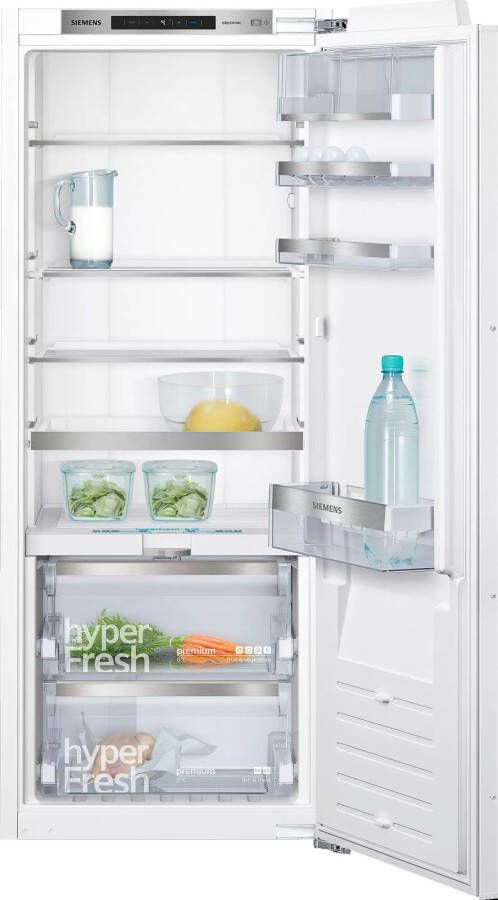 Siemens KI51FADE0 iQ700 Inbouwkoelkast 139.7 cm x 55.8 cm Vlakscharnier hyperFresh Premium 0 °C: De beste omgeving voor al je versen Led verlichting - Foto 5