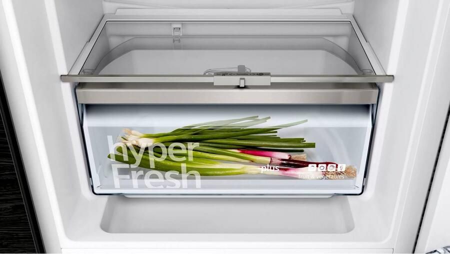 Siemens KI77SADE0 iQ500 Inbouw Koel-vriescombinatie 157.8 x 55.8 cm Vlakscharnier hyperFresh Plus: Fruit en groenten blijven Led verlichting langer vers superKoelen: snel koelen van verse en - Foto 5