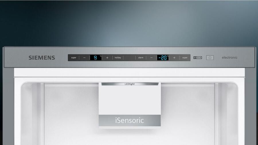 Siemens KG39E8XBA iQ500 Koel-vriescombinatie Gesborsteld zwart staal anti-fingerprint Energielabel B - Foto 6