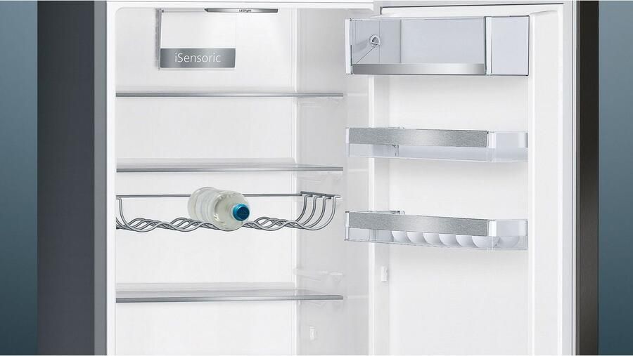 Siemens KG39E8XBA iQ500 Koel-vriescombinatie Gesborsteld zwart staal anti-fingerprint Energielabel B - Foto 6