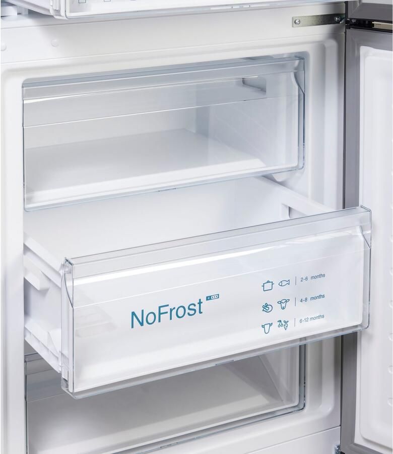 Siemens KG49NXXCF iQ300 Koel-vriescombinatie Energielabel C – Extra breed Total No Frost: Nooit meer ontdooien hyperFresh 0°C: meer ruimte voor groente en fruit Zwart - Foto 11