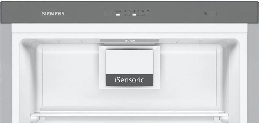 Siemens KS36VVIEP iQ300 Vrijstaande koelkast Kastmodel koelkast RVS 186 x 60 cm superKoelen: snel koelen van verse en Flessenrek Led verlichting - Foto 7