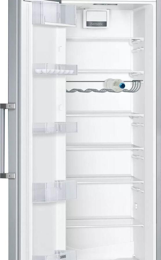 Siemens KS36VVIEP iQ300 Vrijstaande koelkast Kastmodel koelkast RVS 186 x 60 cm superKoelen: snel koelen van verse en Flessenrek Led verlichting - Foto 6