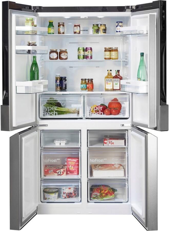 1946 Amerikaanse koelkast Siemens AG KF96NVPEA Roestvrij staal (183 x 91 cm) - Foto 8